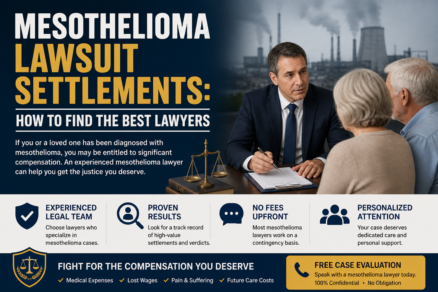 Mesothelioma Lawsuit Settlements 2026: How to Find the Best Lawyers (And Pay Nothing Upfront)